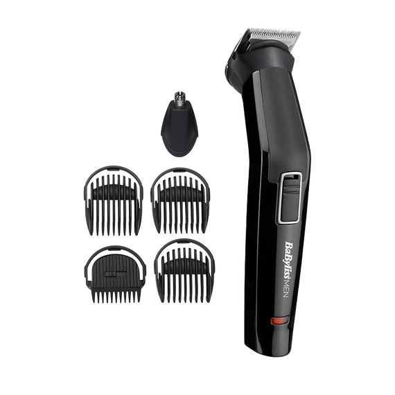 Trimmer pentru bărbați BaByliss 6-in-1 Multi Trimmer MT725E, Negru