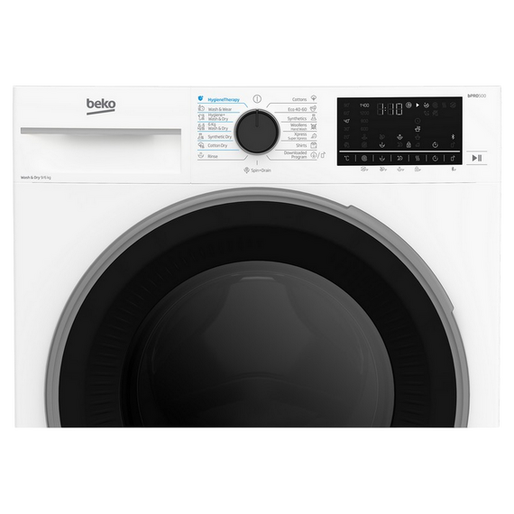 Mașină de spălat cu uscător Beko B5DFT59442W, 9kg, Alb, 2 image