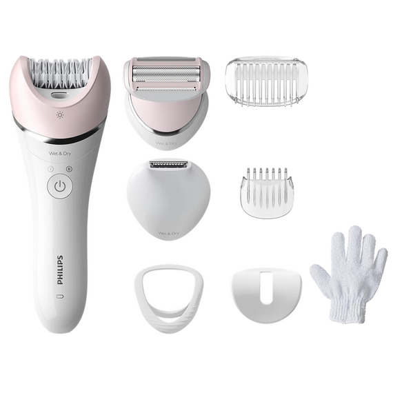Epilator Philips BRE721/00, Alb | Roz