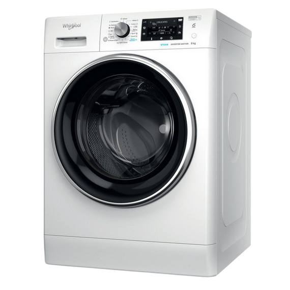 Mașină de spălat Whirlpool FFD 9489 BCV EE, 9kg, Alb, 2 image