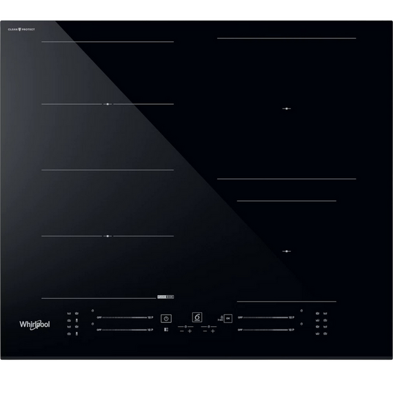 Plită cu inducție Whirlpool WF S5060 CPBF, Negru
