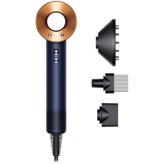 Uscător de păr Dyson HD07, 1600W, Prussian Blue | Rich Copper
