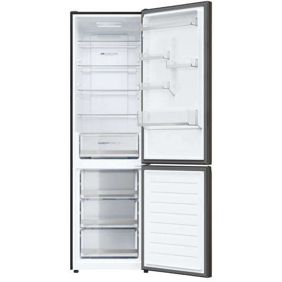 Frigider Haier HDW1620DNPD, Negru, 2 image