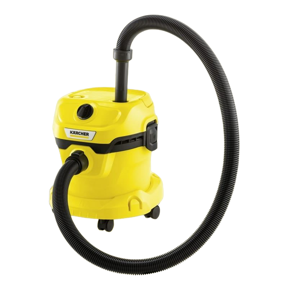 Aspirator Karcher WD 2 PLUS V-12/4/18, Galben/Negru, 2 image