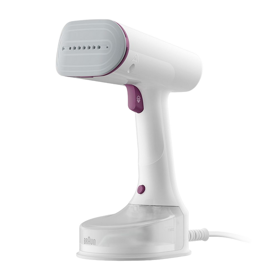 Aparat de călcat vertical cu aburi Braun GS 5011 PU, Alb | Violet
