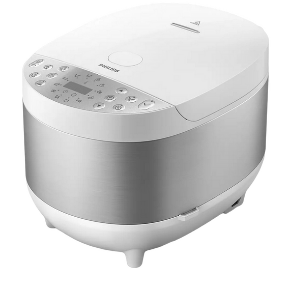 Aparat de gătit multifuncțional Philips HD4713/40, Alb | Argintiu