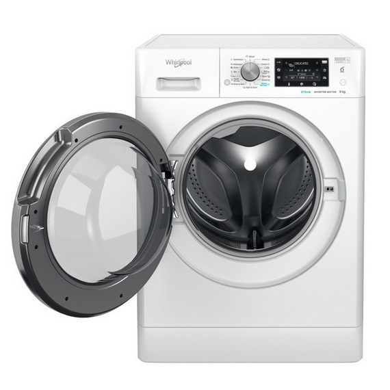 Mașină de spălat Whirlpool FFD 9489 BCV EE, 9kg, Alb, 3 image