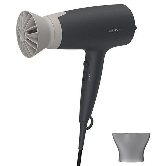 Uscător de păr Philips BHD351/10, 2100 W, Negru | Gri, 3 image