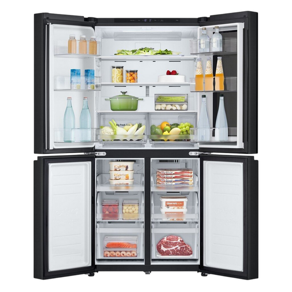 Frigider LG GMV860EPDE, InstaView Door-in-Door™, Negru, 2 image