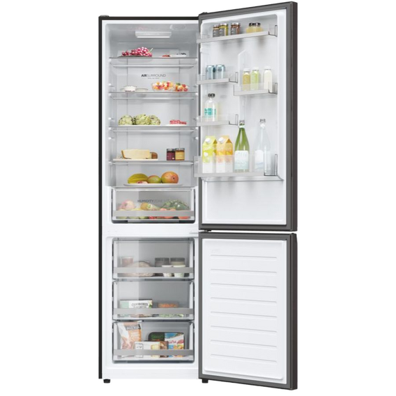 Frigider Haier HDW1620DNPD, Negru, 3 image