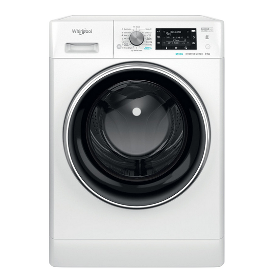 Mașină de spălat Whirlpool FFD 9489 BCV EE, 9kg, Alb