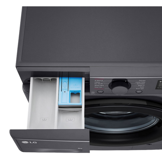 Mașină de spălat LG F2WR508SBM, 8kg, Gri, 3 image