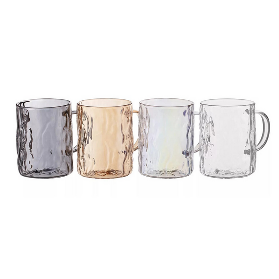 Set cupe Ardesto AR2626GM, 260 ml, 4 bucs, Multicolor