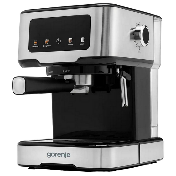 Cafetiera manuala Gorenje ESCM15CD, 1100W, Oțel inoxidabil, 2 image