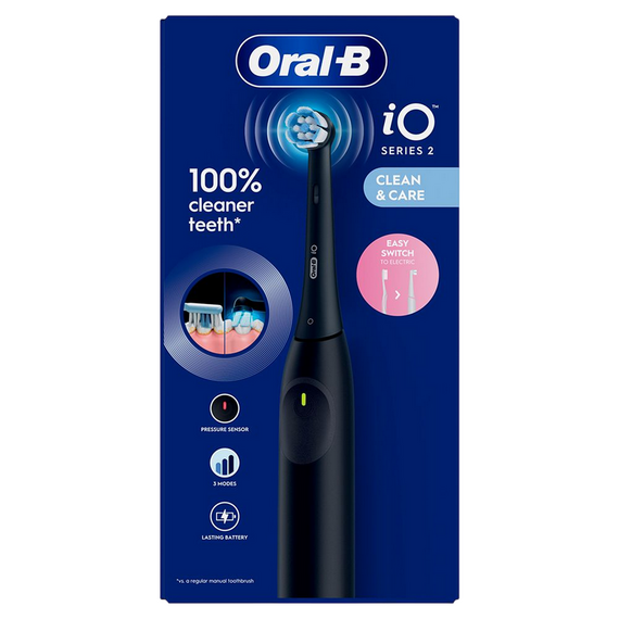 Periuță de dinți electrică Braun Oral-B iO2, Night Black, 3 image