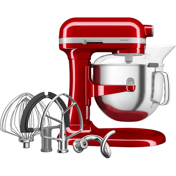 Mixer staționar KitchenAid 5KSM70SHXEER, Roșu, 3 image
