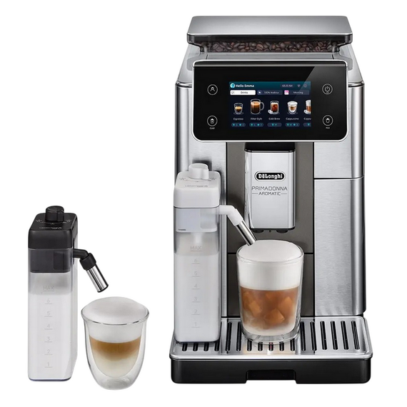 Aparat de cafea DeLonghi ECAM630.75.TSM, Oțel Inoxidabil | Negru, 3 image