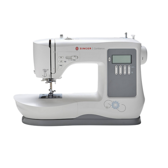 Mașină de cusut Singer Confidence 7640, Alb | Gri, 3 image