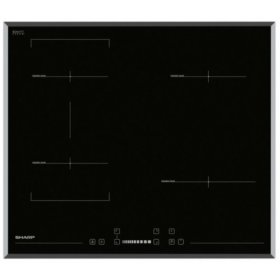 Plită cu inducție Sharp KH6I27CS00EU, Negru, 3 image