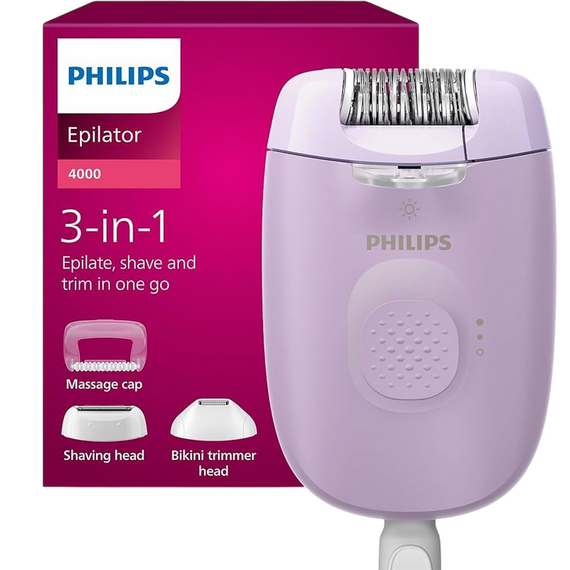 Epilator Philips BRE257/00, Violet, 2 image