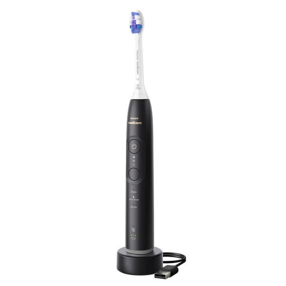 Periuța de dinți electrică sonică Philips HX7411/02, Negru, 3 image