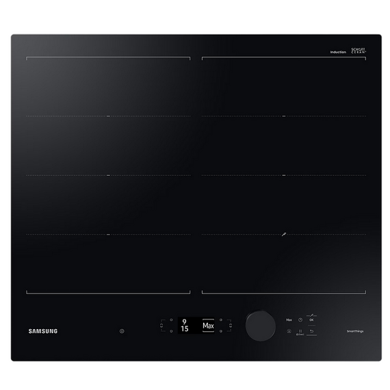 Plită cu inducție Samsung NZ64B7799FK/WT, Negru