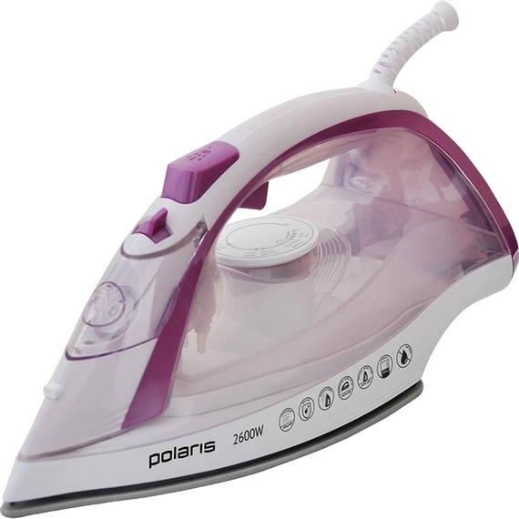 Fier de călcat Polaris PIR2668AK, 2600W, Roz