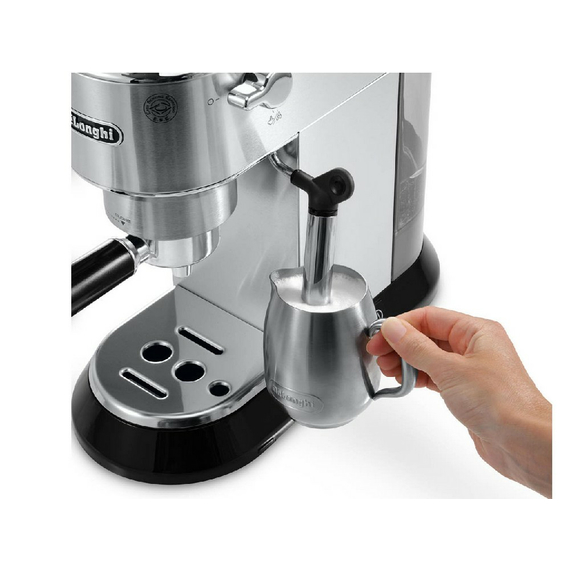 Cafetiera manuala DeLonghi Dedica Pump Espresso, 1300W, Argintiu, 3 image