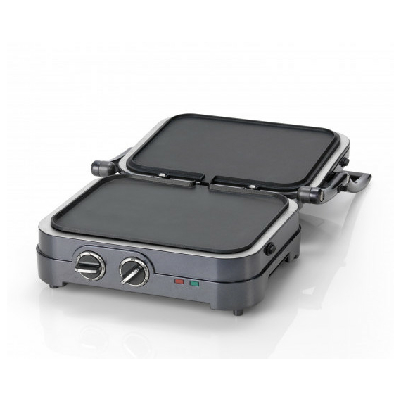 Grătar electric Cuisinart GR47BE, 1600W, Negru, 2 image