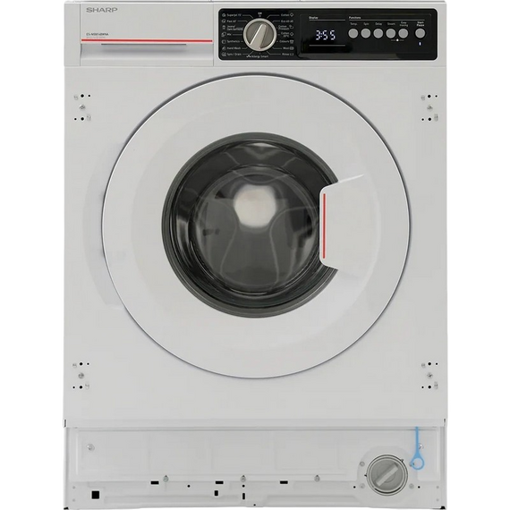 Mașină de spălat Sharp ESNIB814BWNAEE, 8kg, Alb