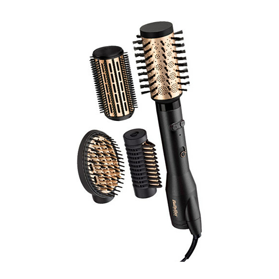 Uscător de păr-perie BaByliss Big Hair Luxe AS970E, 650 W, Negru | Auriu, 2 image