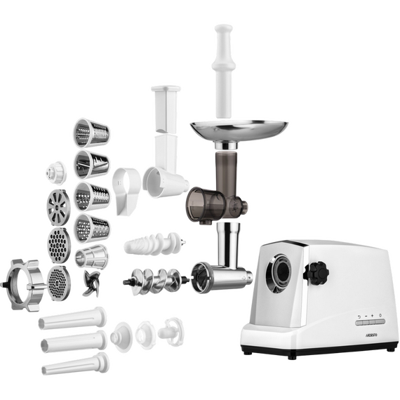 Mașină de tocat carne Ardesto MGA-2300J, Alb