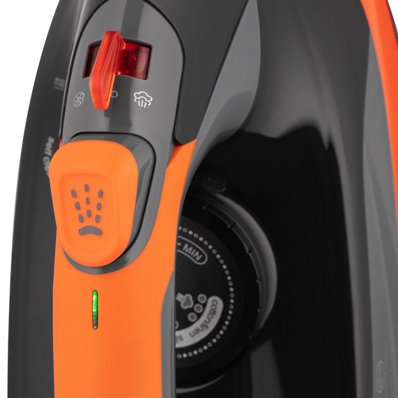 Fier de călcat Ardesto IR-C2233-GR, 2200W, Negru | Portocaliu, 2 image