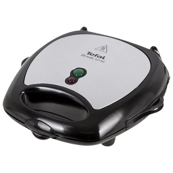 Aparat pentru sandwich multifunctional Tefal BreakTime SW614831, Negru | Argintiu