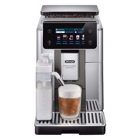 Aparat de cafea DeLonghi ECAM630.75.TSM, Oțel Inoxidabil | Negru