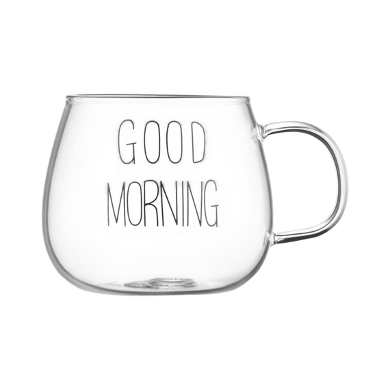 Set cupe Ardesto AR2643BMR, 430 ml, Transparent, 3 image