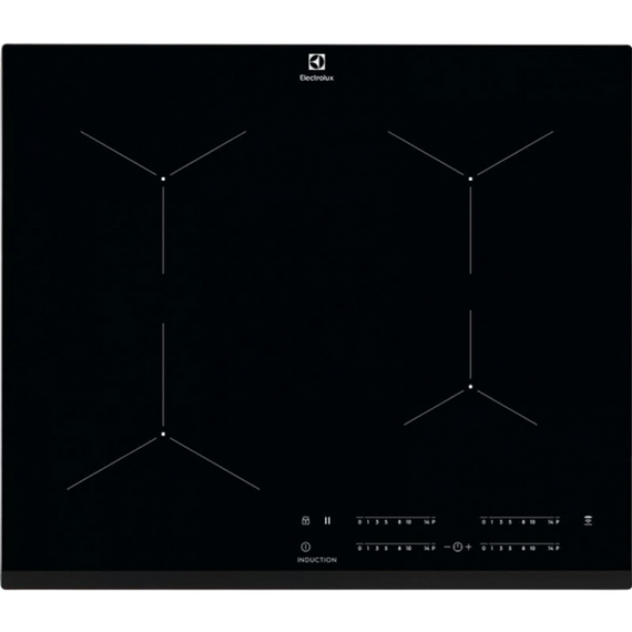 Plită cu inducție Electrolux EIT61443B, Negru