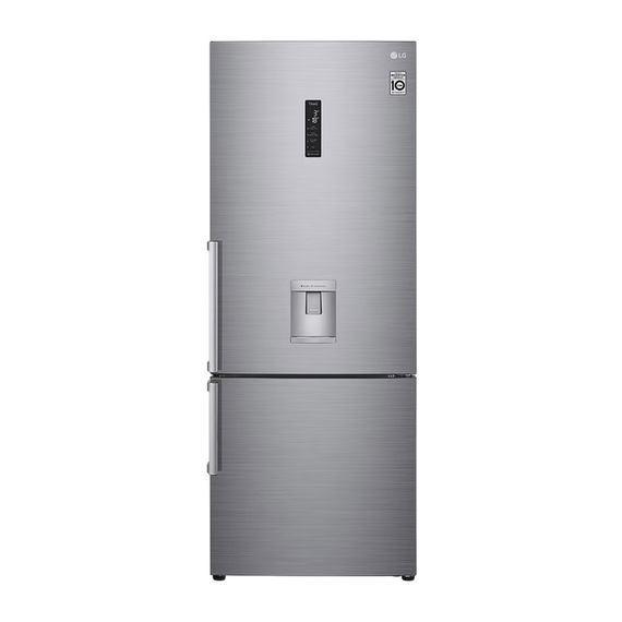 Frigider LG GBF567PZCMB, DoorCooling+, Gri