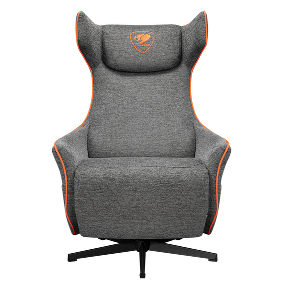Scaun Gaming Cougar Magus, Imitație de in, Gri | Portocaliu