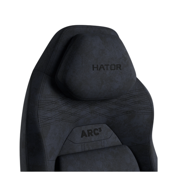 Scaun Gaming HATOR Arc 3 L, Velur, Negru, 3 image