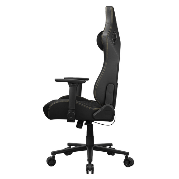 Scaun Gaming Cougar Defensor, Țesătură, PU Piele, Auriu, 4 image