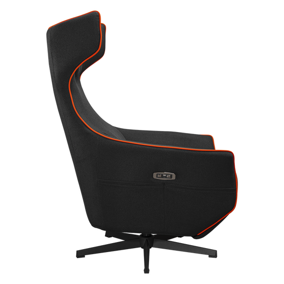 Scaun Gaming Cougar Magus, Imitație de in, Negru | Portocaliu, 7 image