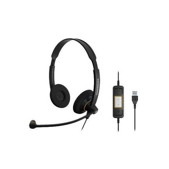 Căști EPOS SC 60 USB, Negru, 9 image