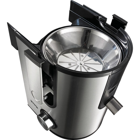 Storcător de fructe și legume Gorenje JC900E, Negru Inox, 2 image