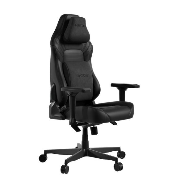 Scaun Gaming HATOR Darkside 3L Pro, PU Piele, Negru, 2 image