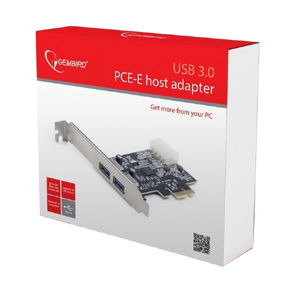 Placă de extensie PCI-Express Gembird UPC-30-2P, Negru, 4 image