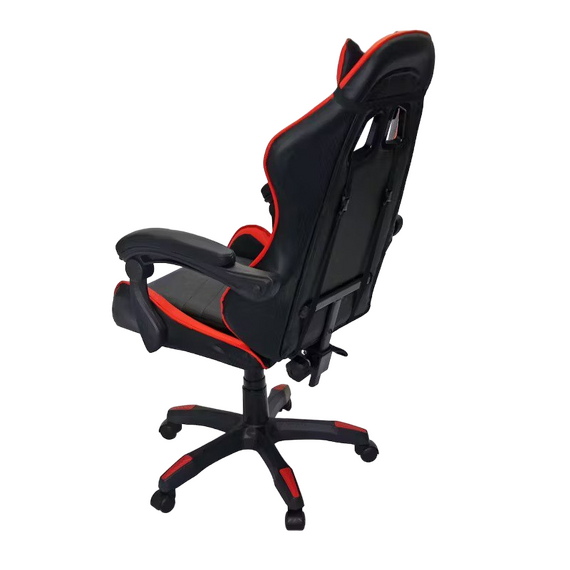 Scaun Gaming Havit GC919, PVC Piele, Negru | Roșu, 2 image