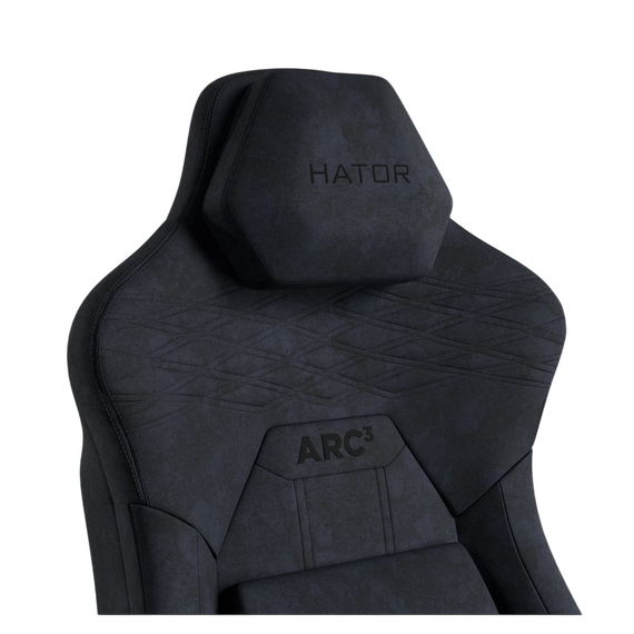 Scaun Gaming HATOR Arc 3 XL, Velur, Negru, 3 image