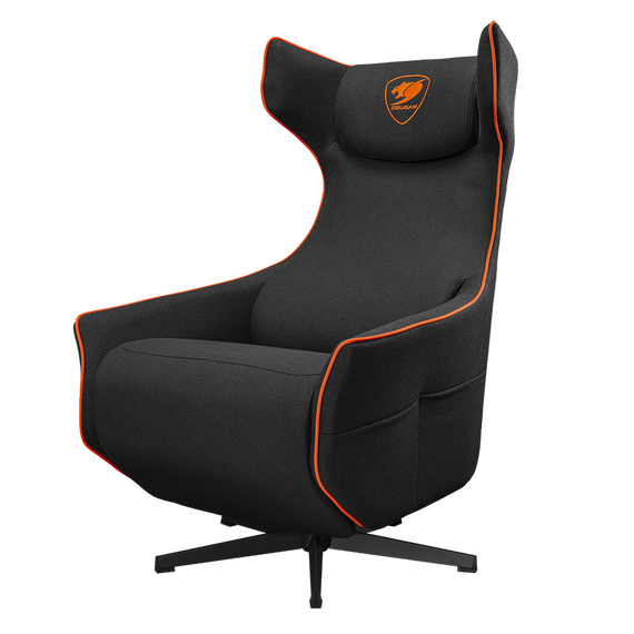 Scaun Gaming Cougar Magus, Imitație de in, Negru | Portocaliu, 6 image