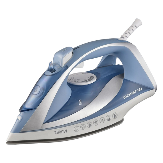 Fier de călcat Polaris PIR 2820AK, 2800W, Albastru deschis/Alb